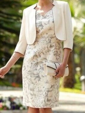 Vintage Jacques Vert UK Floral Dress